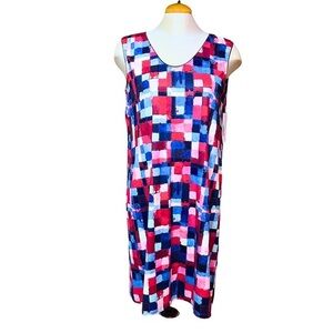 NWT Miss Versa Women's Large Colourful Summer Dress | Blue, Pink & More |